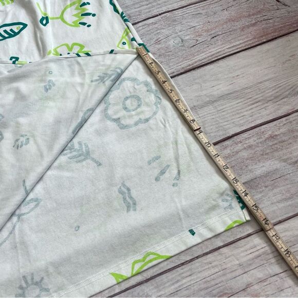 Diane Von Furstenberg Vintage Knit Midi Sleeveless Dress White Green Size Large - Picture 4 of 9